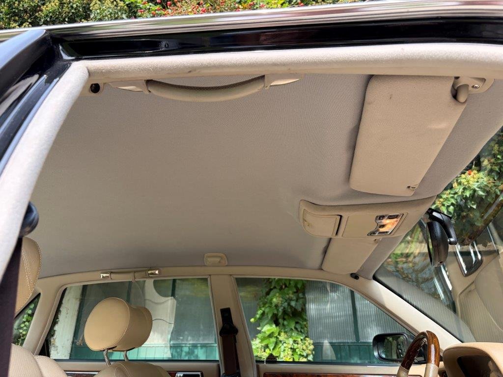 Jaguar XJR Dachhimmel mit Sonnenblenden und Innenleuchte