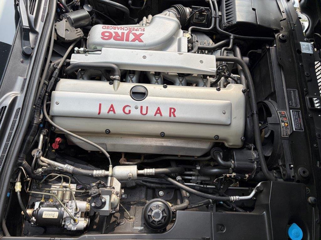 Jaguar XJR Kompressor-Reihensechszylinder Detailansicht