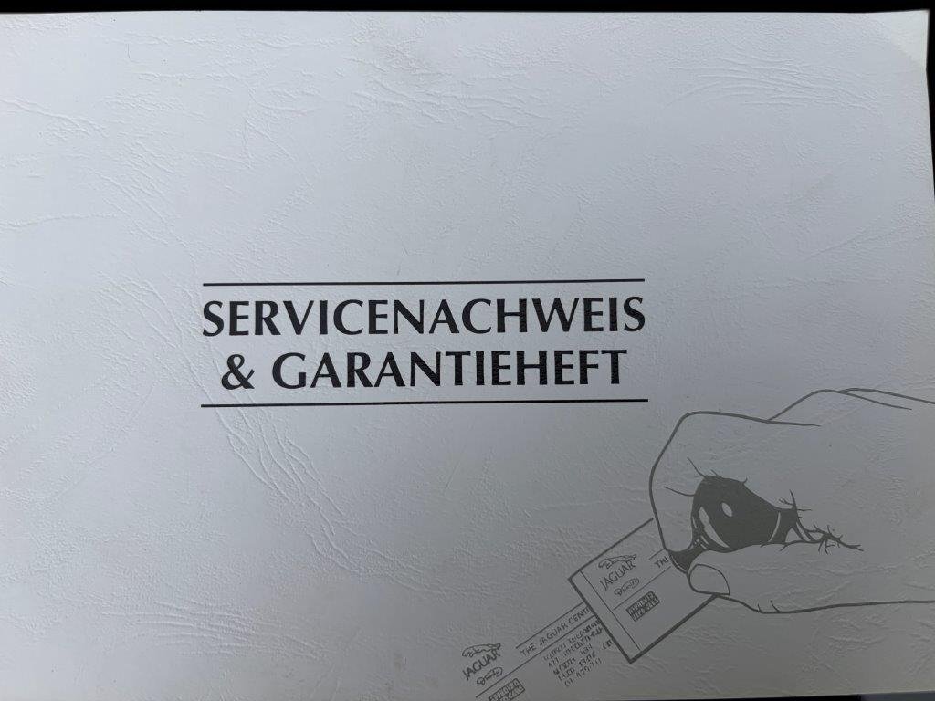 Jaguar XJR Servicenachweis und Garantieheft