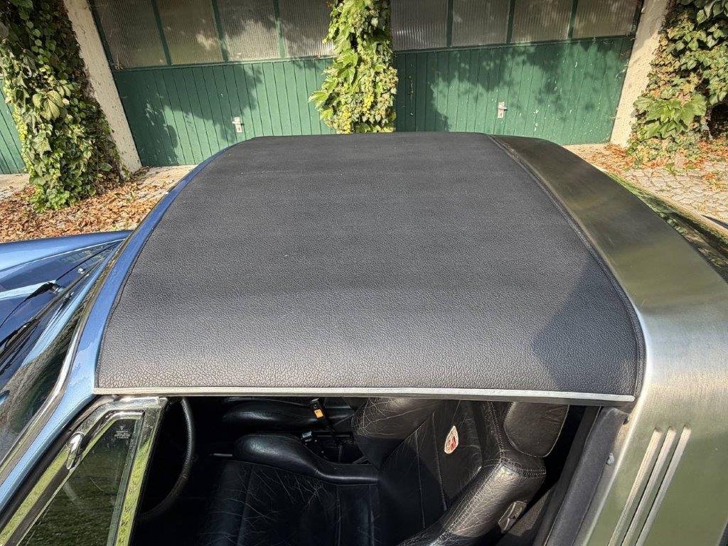 Porsche 911 S Targa Dach schwarz mit Edelstahl-Targabügel